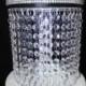 Diamond Drop Acrylic Crystal Cake Stand with LED Light