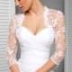 Lace Bridal Jacket - 3/4 Sleeve Lace Wedding Bolero