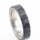 Wedding Sale Platinum Ring, Blue Mokume Wedding Band, Custom Ring Design