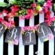 Pink Black And White Bridal/Wedding Shower Party Ideas