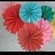 Party decorations -  10 pomwheels ... pick your colors.