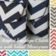 Personalized, Monogrammed Bridesmaid Clutches in Chevron Zig Zag New Angled Envelope Clutch