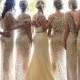 Sparkle Bridesmaid Dress, Long Brid