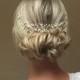 Wedding Hair Accessory, Bridal Hair Adornment, Pearl, Crystal, Hair Vine, Headdress, Hairpiece