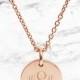 Rose Gold engraved pendant - Perfect personalized gift for your sister, bestie or Bridesmaid (Made in Australia)