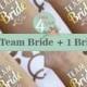 Set Of 11 Bachelorette Party, Bachelorette Party Tattoo,team Bride,temporary Tattoo, Bridesmaid Tattoo,bride,hens Party ** SHIPS IN 24 HOURS