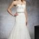 Tulle 3D Flowers Sweetheart Wedding Dress with Beading Waist
