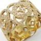 Beautiful Diamond yellow gold Ring (r-2364x-1). romantic gift, anniversary gift for her