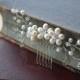 Simple and elegant small size bridal hair comb