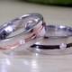 Matching Engraved Promise Ring Bands for Him and Her