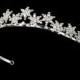 Snowflake Tiara, Wedding tiara, Snowflake headband, Winter Wedding, Rhinestone tiara, Bridal tiara, Crystal Snowflake tiara