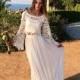 RESERVED SKIRT ONLY Alana 2-Piece Lace   Silk Chiffon Bohemian Wedding Skirt. Boho Style Wedding Dress