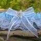 Starfish Beach Wedding Garter-SOMETHING  BLUE-Beach Weddings, Bridal Garter, Blue and White Garter, Vegan Friendly, Nautical Wedding