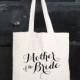 Personalized Mother of the Bride Tote Bag, Mom Tote Bag, Keepsake Tote Bag, Bridal Party Gift, Canvas Tote, Personalized Tote