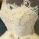 JW16209 Dreamy sheer bateau neck lace tulle princess wedding dress