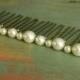 12 Ivory 6mm 8mm and 10mm Swarovski Crystal Pearl Hair Pins