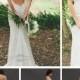 Spaghetti Straps Plunging V-neck Low Backless Lace Wedding Dresses