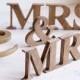 Rustic Wedding Sign Mr & Mrs wooden letters table decor Wedding gift