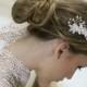 Bridal Hair Comb, Bridal Hairpiece, Pearl Hair Comb, Bridal Head Piece, Floral Hair Comb, Floral Hairpiece, Hair Vine Comb, Wedding Comb