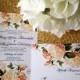 Blush Flora Wedding Collection in Evening Soiree- Invitation Save the Date Ceremony Program Menu Thank You Cards