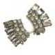 Vintage Rhinestone Clip Earrings