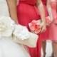 Coral Wedding. Champagne Wedding Clutch. Bridesmaids Gifts. Wedding Gift. Bridesmaids Clutches. Gift for Her. Coral Pink Wedding. Blush Pink
