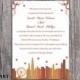 DIY Wedding Invitation Template Editable Word File Instant Download Printable Invitation Chicago Skyline Invitation Elegant Invitation