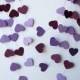 Paper heart garland - Orchid purple violet, Heart garland, Wedding garland, Wedding decoration, Bridal shower decor, Purple wedding,KCO-0032