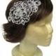 Silver Great Gatsby Party, 1920s Bridal, Flapper Headband, Bridal Hair, Roaring 20s Headpiece, Wedding Headband, Costume, Hair Jewelry