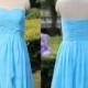 Sweetheart Bridesmaid Dress,Handmade Pleat Chiffon Wedding Party Dress,Short Party Dress,Prom Dress