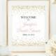 Bridal Shower welcome sign (PRINTABLE FILE) - Bridal shower sign - Bridal shower printable