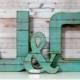 Wedding Letter Set -Large- with Ampersand, Rustic Wedding Decor - Initials - Custom - Personalized