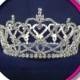 The Round Teresa - Rhinestone Tiara - Pageant, Wedding, Prom, Homecoming, Birthday, Bachelorette, or Bridesmaid Princes Crown