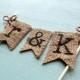 Personalized Cake Topper, Rustic Country Barn Wedding Cake Topper, Rustic Cake Topper, Barn Wedding Cake Topper, Burlap Banner Cake Topper