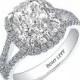 Women's Bony Levy Pave Diamond Leaf Engagement Ring Setting (Nordstrom Exclusive)