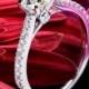 14k White Gold Ritani 1RZ2498 Diamond Engagement Ring