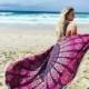 Roundie Mandala Tapestry  Beach Throw