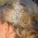 Wedding hair comb, bridal hair accessories, crystal rhinestone hair comb,bridal hair comb rhinestone, hair comb wedding headpieces 204589117