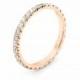 Ring, Eternity Band, Eternity Diamond Ring, 14 Karat Rose Gold Ring, 14 Karat Diamond Ring in Rose Gold, Diamond Eternity Band 