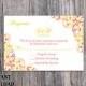 DIY Wedding RSVP Template Editable Word File Download Rsvp Template Printable Coral RSVP Card Pink Yellow Rsvp Template Elegant Rsvp Card
