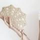 Champagne Clutch Bag – Golden Metallic Formal Bag - Crochet Purse for Wedding, Prom, Red Carpet etc. - Golden Bridal Purse