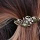 SALE Hair Barrette, Hair Clip, Wedding Hair Accessories, Bridal Barrette, Wedding Barrette, French Barrette, Bridal Accessories, Bridal Hair