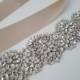 Beaded bridal sash crystal wedding belt sash, Style 188