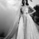 Charming Lace Wedding Dresses Applique Sheer Spring 2016 Zuhair Murad Bridal Ball Gown Cap Sleeve Tulle Chapel Train Custom Online with $115.45/Piece on Hjklp88's Store 
