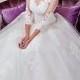 Gracefull 3/4 Long Sleeve Wedding Dresses Illusion Sheer TulleApplique Lace Corset V Neck A Line Vestidos De Novia Bridal Ball Gowns Dresses Online with $115.45/Piece on Hjklp88's Store 