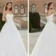 2016 Fall Sleeveless Wedding Dresses White Simple Style Church Tulle Cheap Bridal Ball Gowns Sweetheart A Line Custom Made Online with $106.03/Piece on Hjklp88's Store 