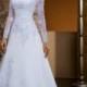 Vintage 2016 Train Wedding Dresses With Long Sleeve Jacket Lace A Line Applique Sequins Bridal Dresses Ball Gowns Custom Made Online with $108.38/Piece on Hjklp88's Store 