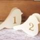 Bird table number - Table numbers wedding - Love bird table numbers - Bird theme wedding - Wedding table number - Reception table numbers