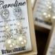 Wedding Jewelry Bridesmaid Gift Bridesmaid Jewelry Bridal Jewelry Pink or white Pearl Drop Earrings Cubic Zirconia Earrings