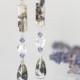 Provence Lavender bridal earrings - Lavender earrings - Lavender inspired weddings - Dangle bridal lavender earrings - Real lavender earring